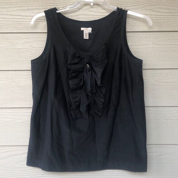 Jcrew ruffle tank top size 8 - Picture 2 of 8